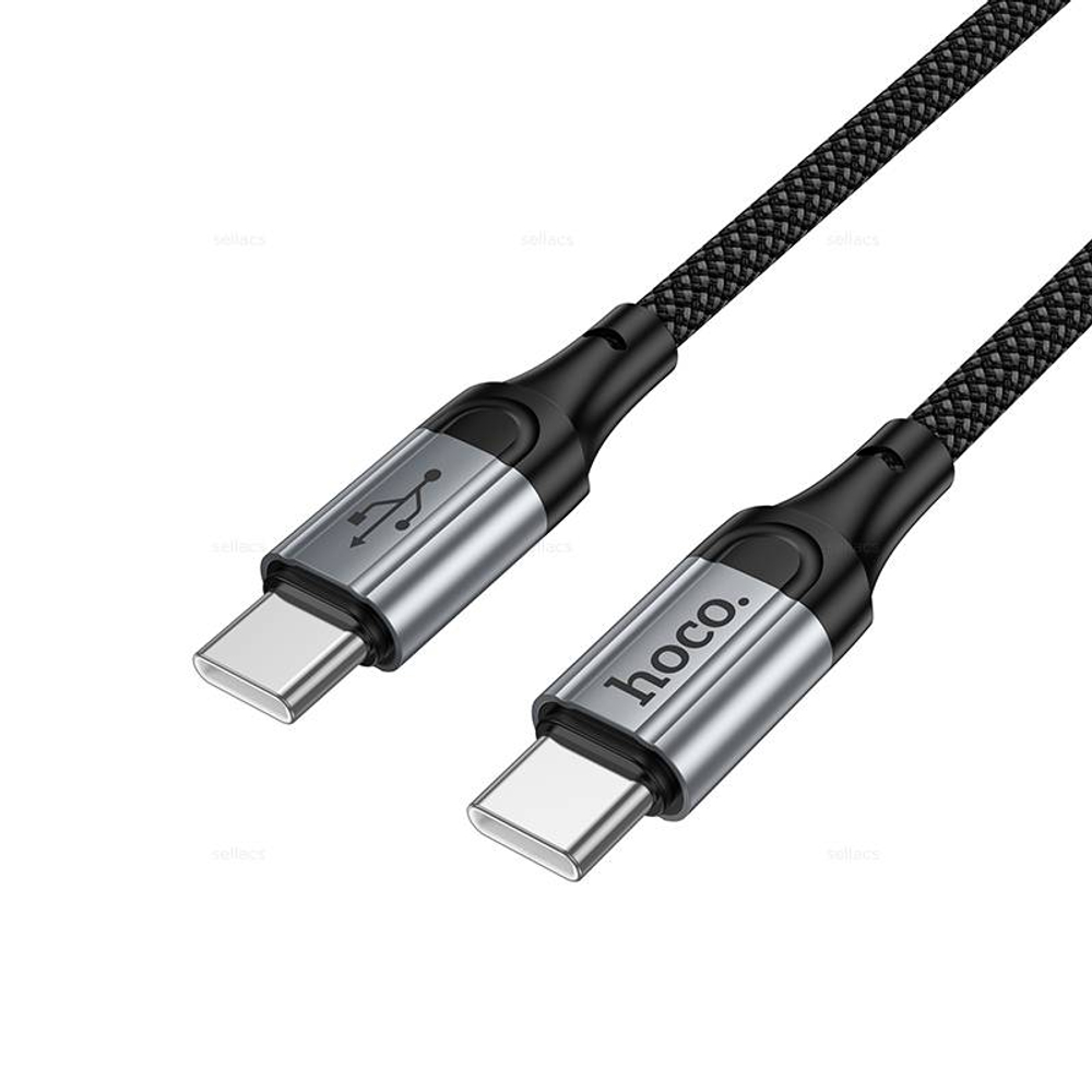 Кабель Type-C на Type-C 60W Hoco X121 (black) (Краснодар склад)