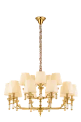 8679/10+5LT BRASS (1) Люстра Veneto Luce
