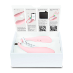 Розовое интерактивное виброяйцо Kiiroo Spot