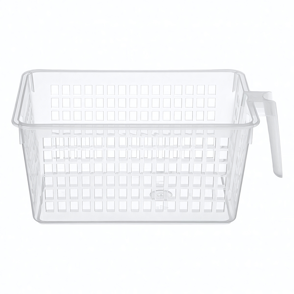 Корзинка универсальная с ручкой 280х160х120 мм, 3,5л (бесцветный)