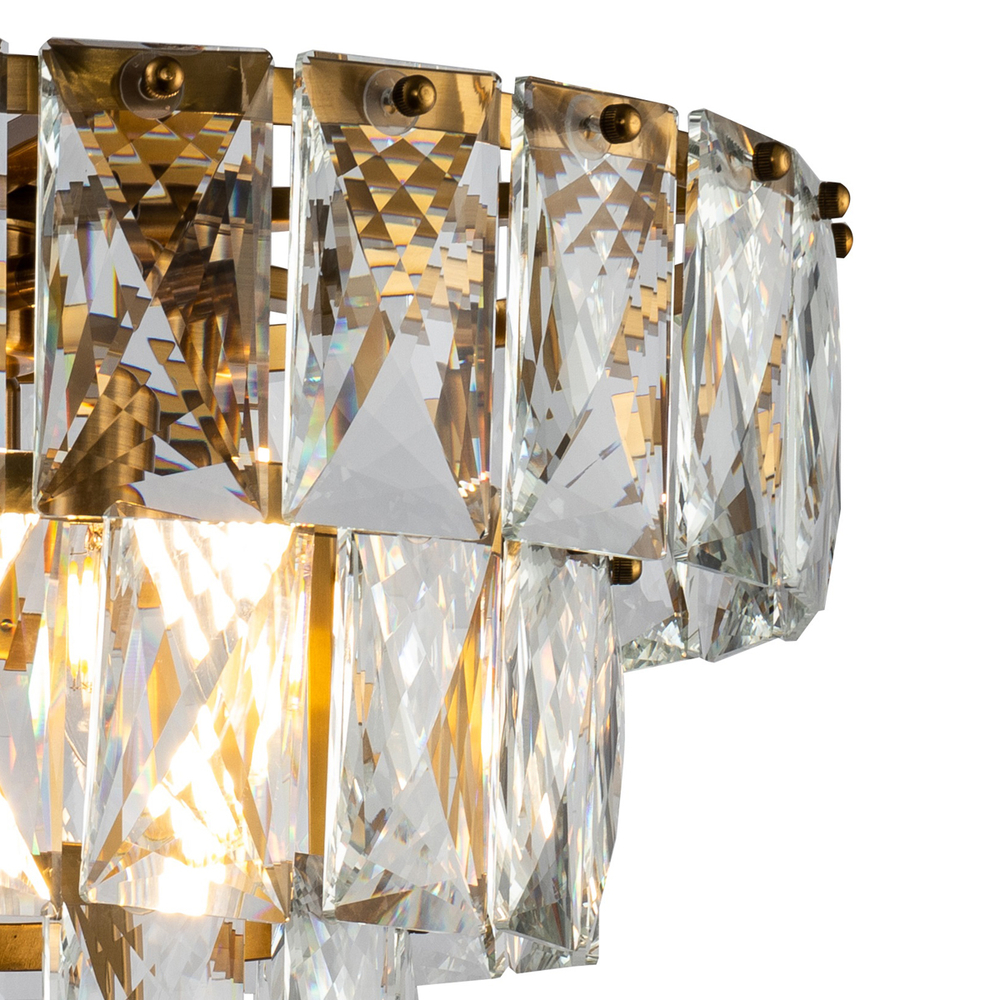 Люстра Amazone 7 brass