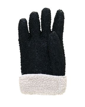 Перчатки утепленные "ВИНТЕРЛЕ Грипп" ПВХ черные с крошкой, вкладыш акрил. мех