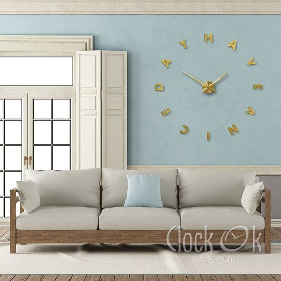 Настенные 3D часы Have a nice day