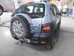 Фаркоп оцинкованный Galia R046A для Renault Scenic RX4 1999-2007(паспорт и сертификат в комплекте)(без электрики)