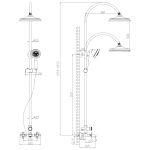 Смеситель Lemark Duetto LM5762C для ванны и душа