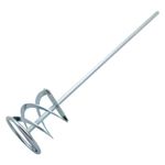 848447 Миксер для красок и штукатурных смесей, 80 х 400мм, оцин., шестигранный хвостовик 8 мм  Denzel