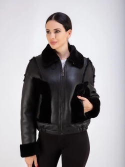 Дубленка женская натуральная зимняя