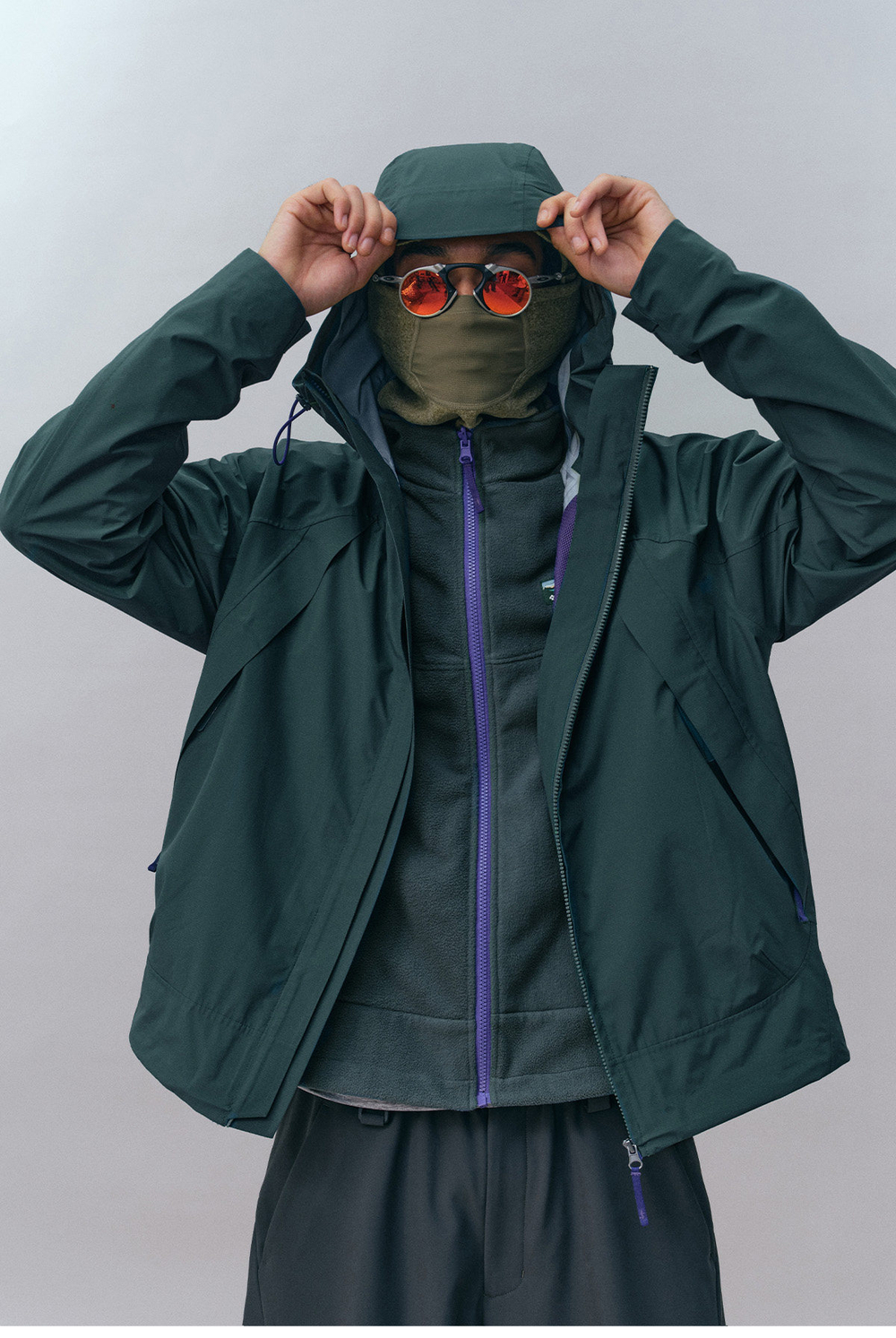 Куртка Nothomme Monterest 3-in-1 Hiking темно-зеленый