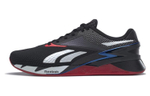 Reebok Nano X 3 non-slip wear-resistant low-cut training shoes for men and women in the same style black and white