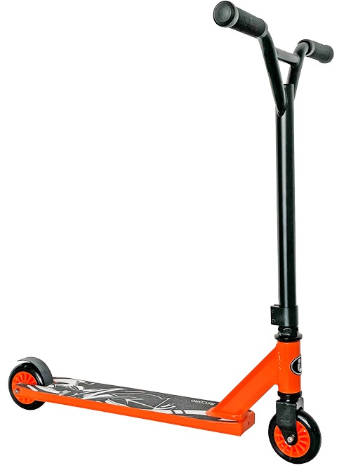 Самокат трюковой Bibitu Record SK-A2101, оранжевый