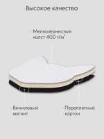 Холст на магните 10 см., 5 шт., кот / Набор магнитных холстов для рисования