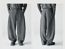 Брюки Nothomme Blue Spring Outdoor Straight-Leg Curved-Knife Pants MICROFT Eco-Friendly Soft Breathable Water-Repellent Dress Trousers