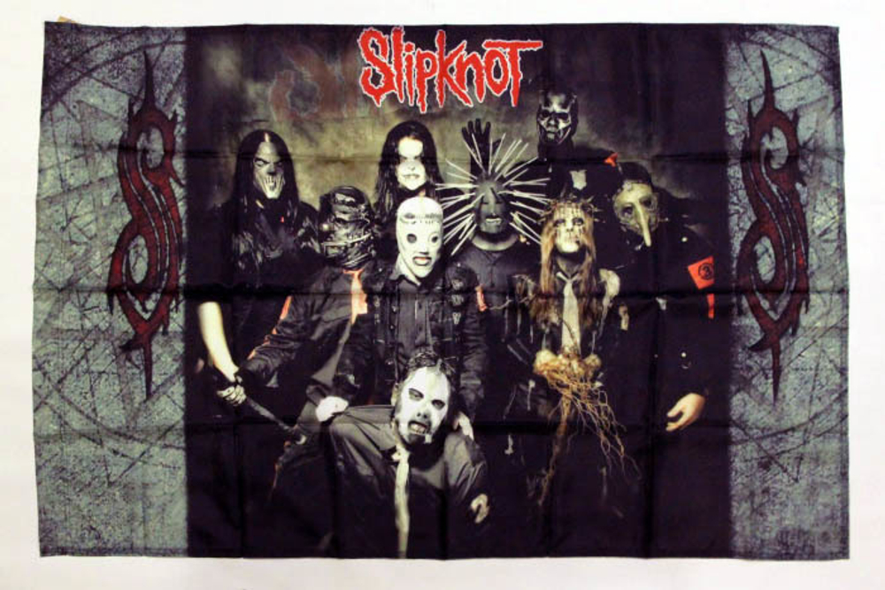 Флаг Slipknot группа в подвале