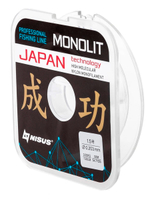 Леска для рыбалки Nisus MONOLIT Nylon Transparent 0,091mm/50m (N-MO-0.091-50)