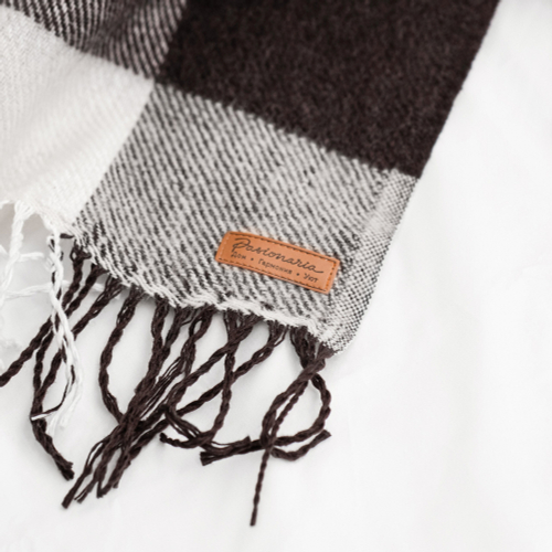 Плед Паудер 170х210 см | коричневый