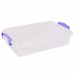 Контейнер 4,5л прямоугольный плоский, прозрачный