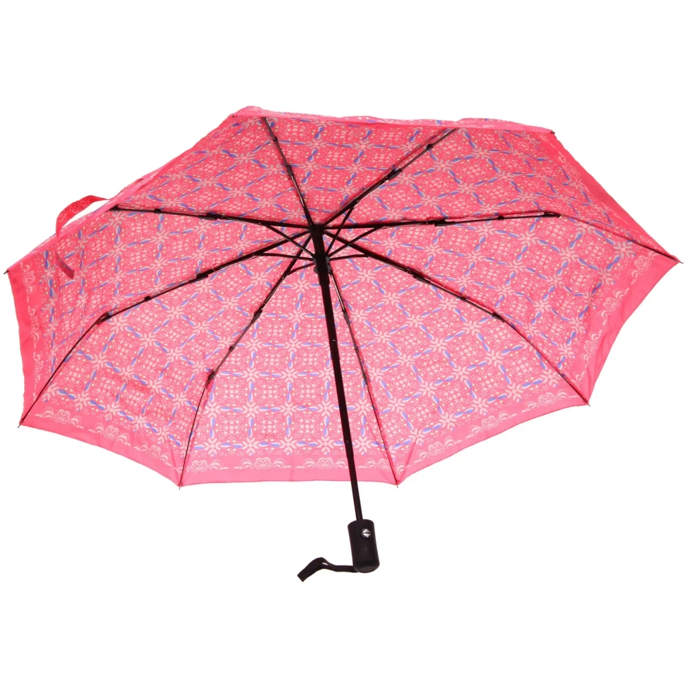 New Зонт женский автомат «Ultramarine - Романеско», микс 4 цвета, 8 спиц, d-108см, длина в слож. виде 28см