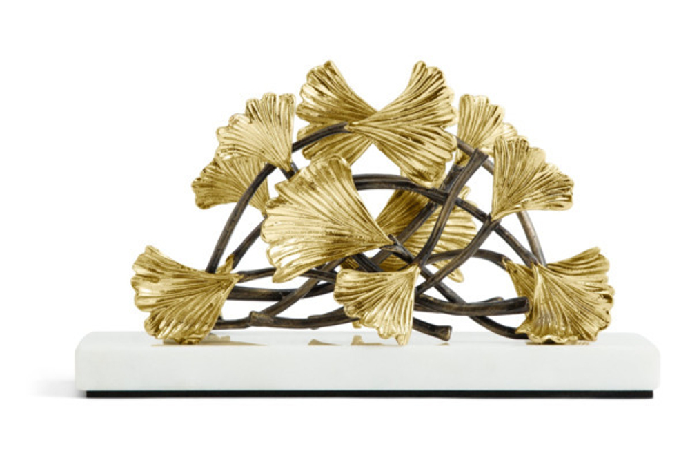 Салфетница 18х7х11см Michael Aram Листья гинкго