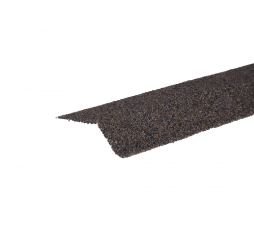 Планка карнизная Технониколь Shinglas с гранулятом коричнево-серая 1250 мм