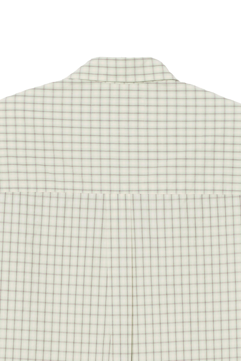ZARA X BENITO ANTONIO РУБАШКА С ОТЛОЖНЫМ ВОРОТНИКОМ, БЕЛЫЙ/ЗЕЛЕНЫЙ
