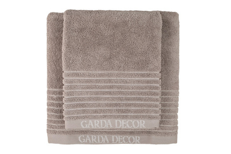 Полотенце 70x140 Garda Decor Стелла коричневое