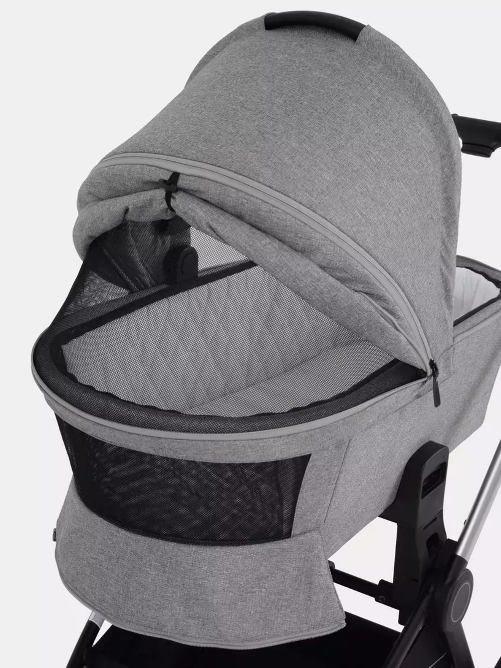 Коляска детская MOWBaby "ZOOM"PU (2в1) RA086 Silver Beige