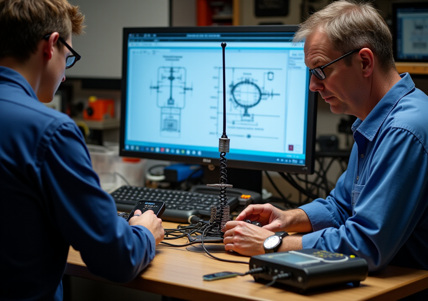 Технический гид: как Антенна (длинная)   Булат 4 (0.3-2,2 GHz)(на пружине) усиливает сигнал детектора Булат