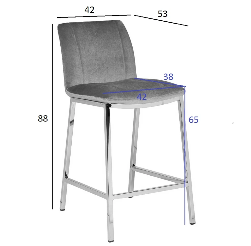 Барный стул Garda Decor 30C-DX-2091 BLK