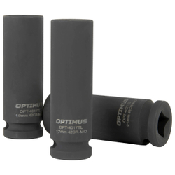 OPT-40303 Набор ударных головок тонкостенных 1/2", 17, 19, 21 мм