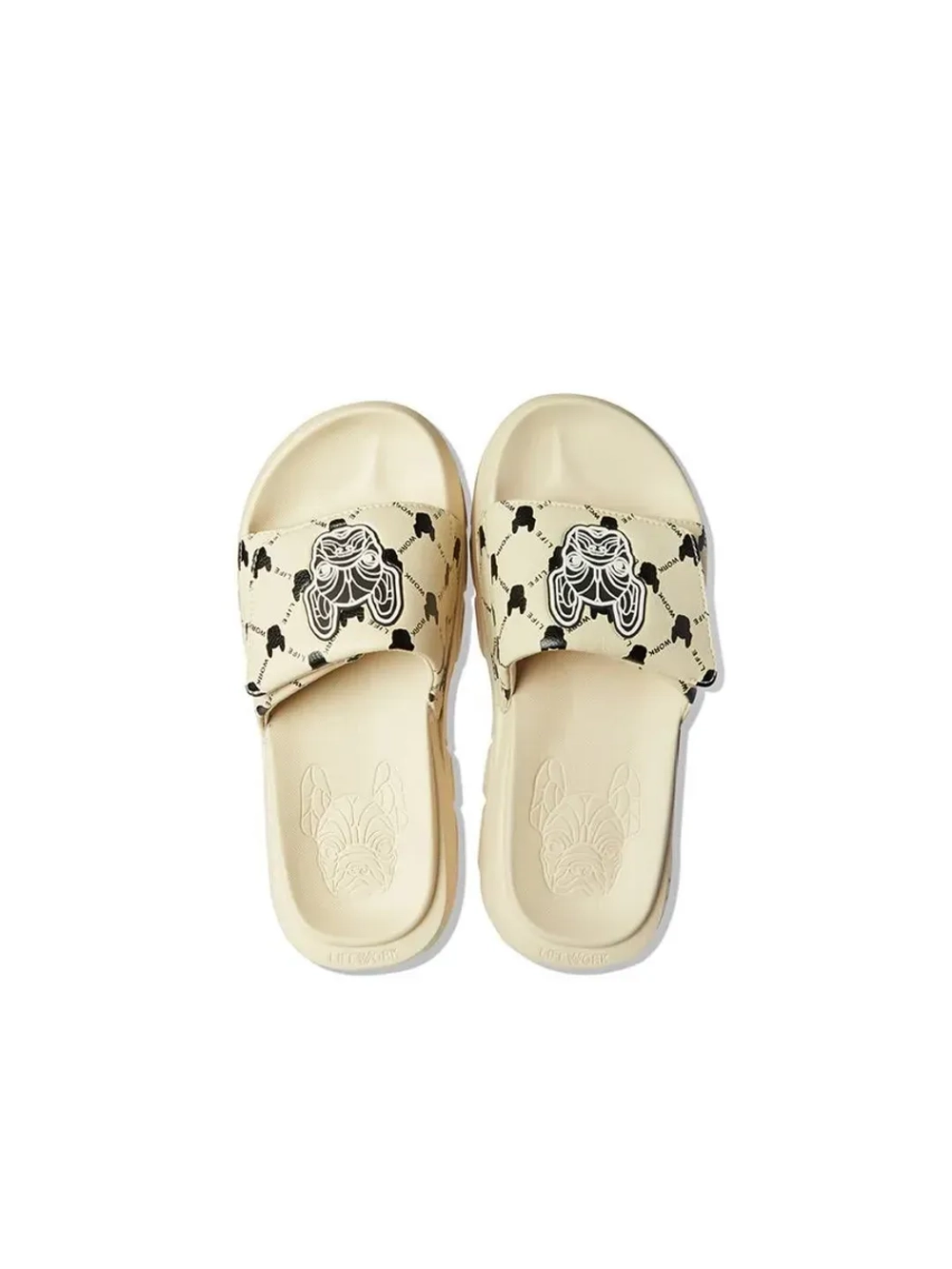 Шлепанцы на липучке spacerun (ladogram)