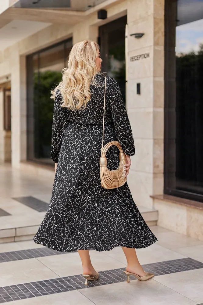 Платье шелковое УК-462-2 Fabrika