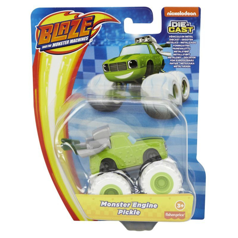 Fisher-Price Blaze - Metal Vehicle Megasilnik Pickle GWX81