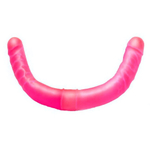 Двойной фаллоимитатор гелевый (Цвет: розовый)