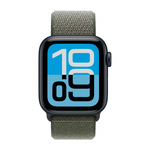 Умные часы Apple Watch SE 3 (2025) GPS, 40mm, Midnight Aluminium Case with Forest Sport Loop