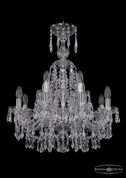 Подвесная люстра Bohemia Ivele 1403/8+4/195/XL-65/Ni