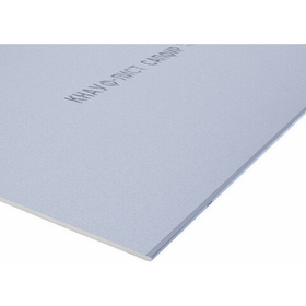 Гипсокартонный лист ГКЛВО Кнауф Сапфир огневодостойкий, звукоизоляционный, ударопрочный 2000х1200х12,5 мм