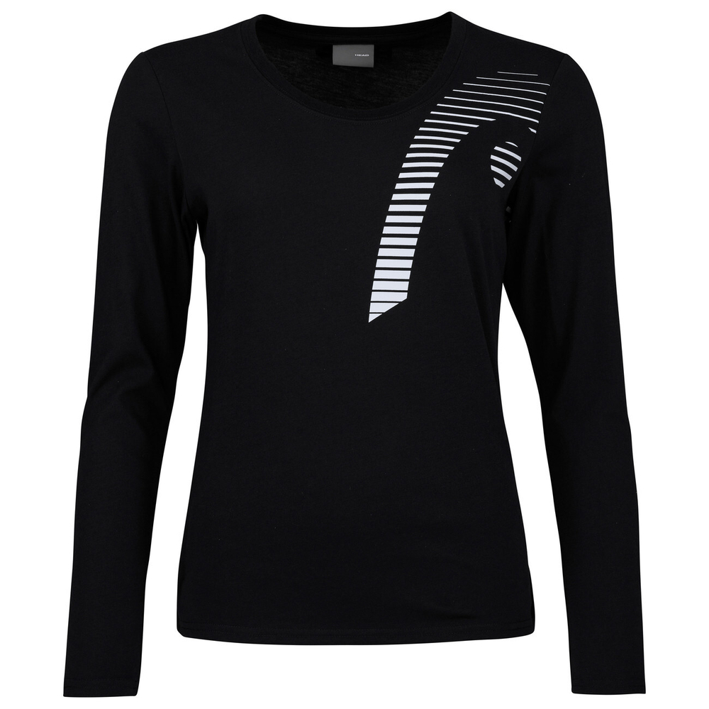 Женская теннисная футболкаHead Club 21 Linda LS W - Black
