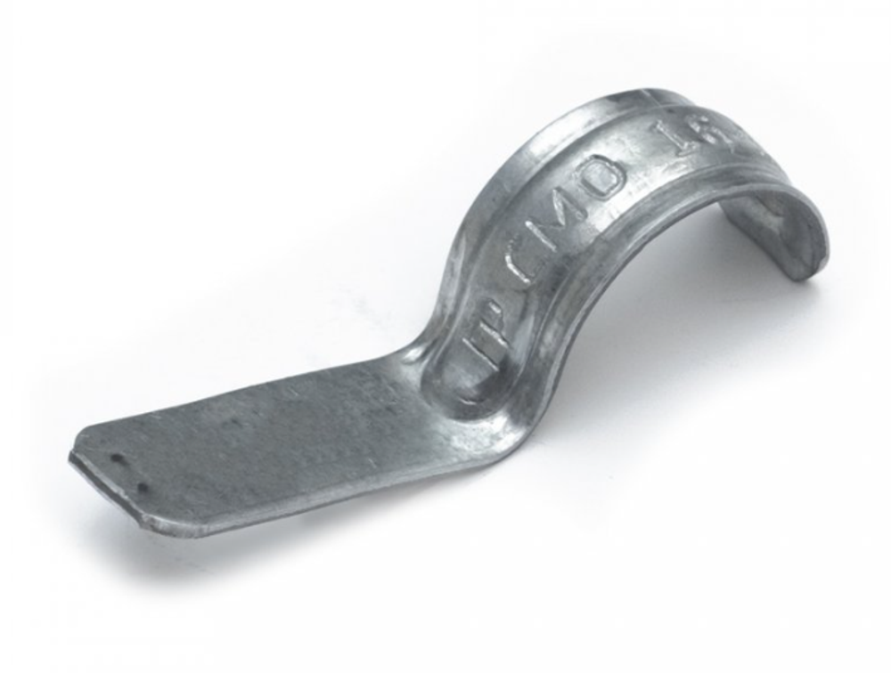 PR08.2753 Скоба металлическая однолапковая СМО 16-17 без отверстий (100 шт/уп) (Промрукав)