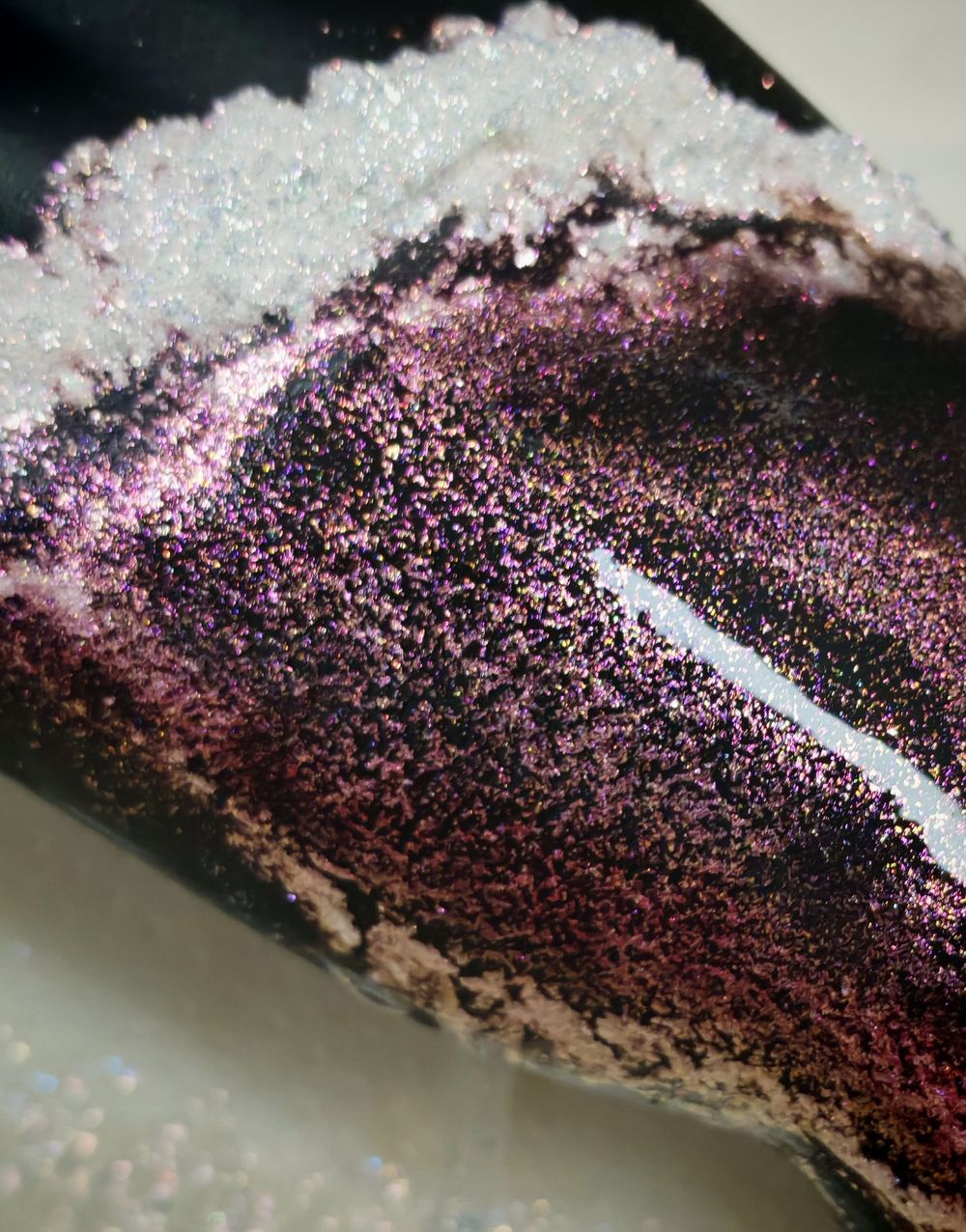 Премиум пигмент Elitdia 02 - Красно-персиковый супер блеск - универсальный