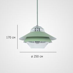 Подвесной Светильник Ufo Light Green By Imperiumloft