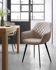 Стул Aminy серо-коричневый