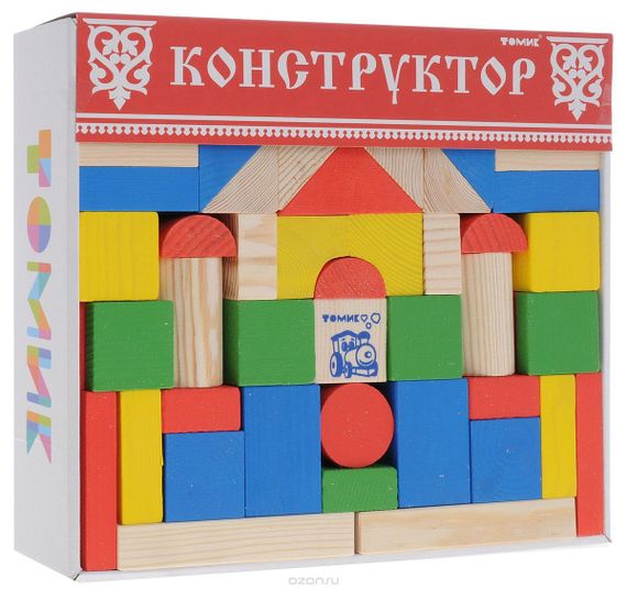 Конструктор &quot;Цветной&quot; 65 дет