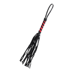 Мини флоггер с красной рукоятью Anonymo Mini Flogger #0004