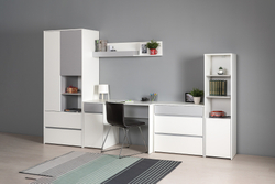 Торонто комод 13.321 Белый/Серый