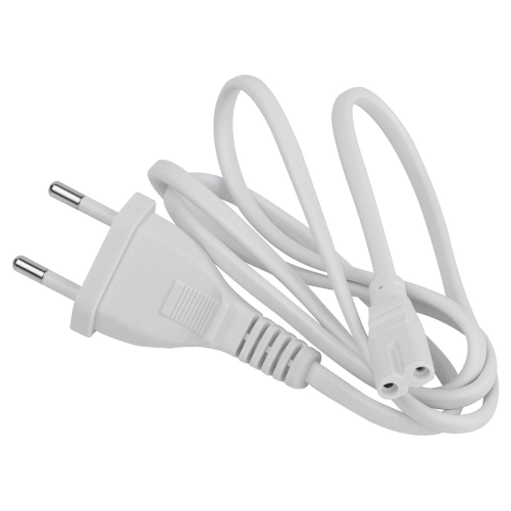 Кабель питания для линейного светильника ЭРА FT-С7-plug-1,5 коннектор IEC C7 длина 1,5 м | Аксессуары для фито светильников