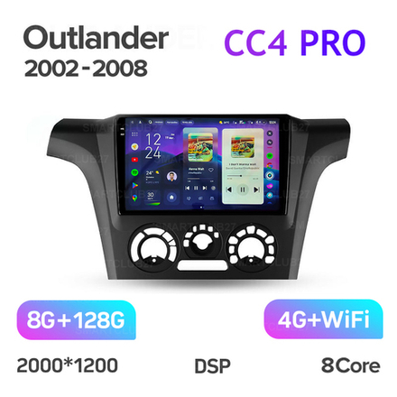 Teyes CC4 Pro 9" для Mitsubishi Outlander 1, Airtrek 2002-2008