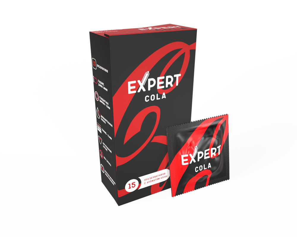 Презервативы Expert Cola 15 шт 9489ex