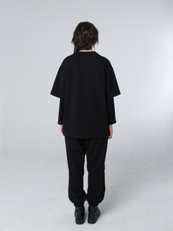 Футболка с набойкой "Райтер". Черная