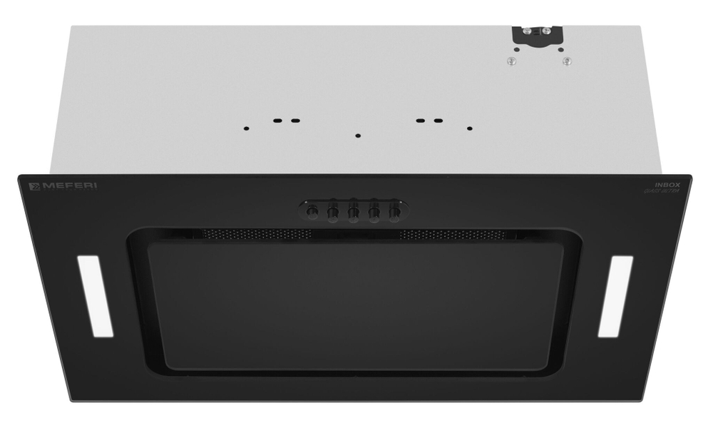 Полновстраиваемая вытяжка Meferi INBOX52BK GLASS ULTRA фото 2