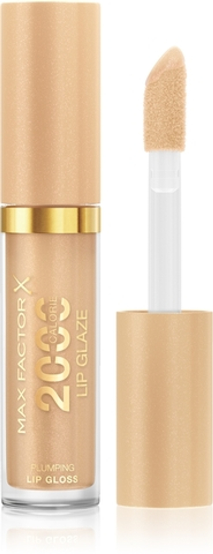 Max Factor 2000 Calorie Lip Glaze - Блеск для губ, придающий объем оттенок 005 Honey Creme, 4 ml